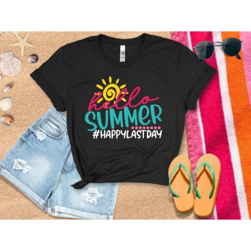 Hello Summer Happy Last Day of School Shirts, Last Day of School Shirt