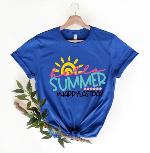 Last Day of School, Hello Summer Happy Last Day of School Shirts, End Of School Year, Goodbye School