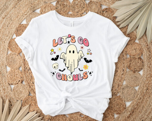 Let's Go Ghouls Shirt, Spooky Vibe T-Shirt, Halloween Shirt, Retro Halloween Shirt, Funny Halloween Shir