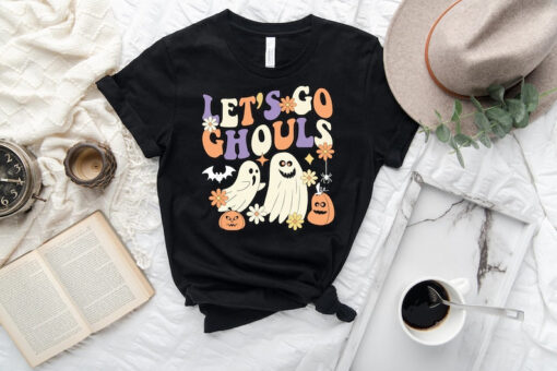 Let's Go Ghouls Shirt, Spooky Vibe T-Shirt, Halloween Shirt, Retro Halloween Shirt, Funny Halloween Shirt, Halloween Shirt