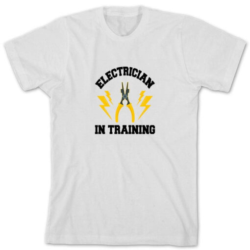 Lineman Dad Shirt, Electrician In Training Shirt, Christmas Gift, Birthday Gift, Electrical Tools, Father's Day