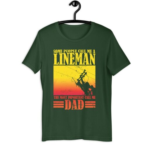 Lineman Dad Shirt, Lineman Dad Shirt, Some People Call Me Line Man, Linework Husband Father's Day Gift