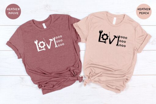 Love Sign Mechanic Shirt, Engineer T-Shirt, Diesel Mechanic Shirt, Gift for Mechanic, Dad Mechanic Shirt