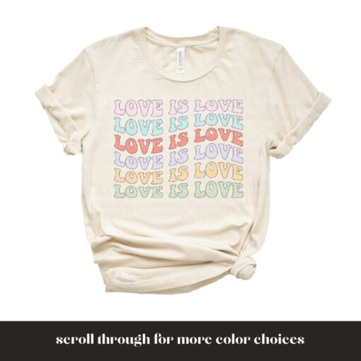 Love is Love Shirt, LGBT Shirts, Vintage Love Wins Graphic T-Shirt,LGBQT Pride Month