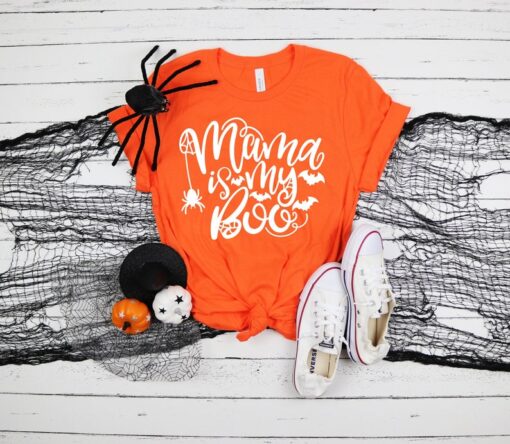 Mama Is My Boo Shirt, Halloween Party Shirts, Hocus Pocus, Boo Shirt, Halloween Matching Tee, Halloween Shirts