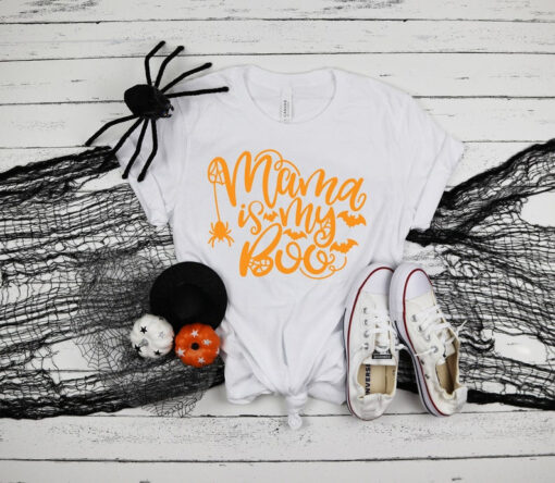 Mama Is My Boo Shirt, Halloween Party Shirts, Hocus Pocus, Boo Shirt, Halloween Matching Tee, Halloween Shirts