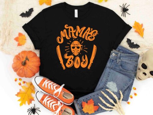 Mama's boy shirt, Halloween Mama's boy, Boys Halloween shirt, Fun Halloween tee, Trendy Halloween