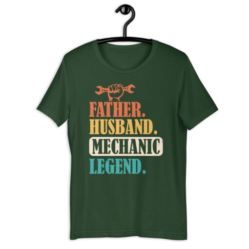 Mechanic Dad Shirt, Father Husband Mechanic Legend, Fixologist Dad Handyman Pops Father's Day Gift