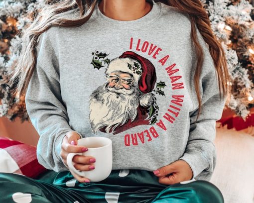 Funny Santa Beard Sweatshirt