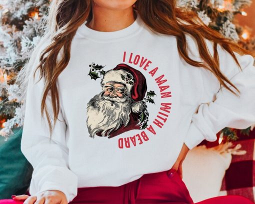 Funny Santa Beard Sweatshirt