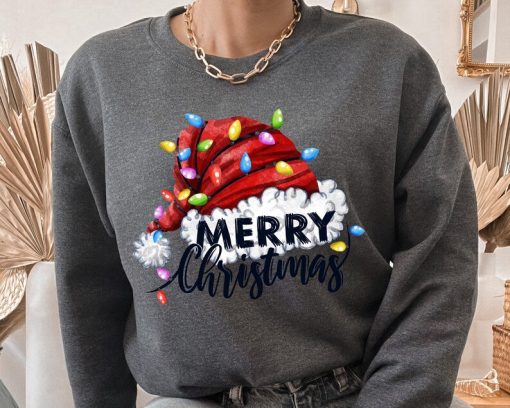 Santa Hat Christmas Sweatshirt