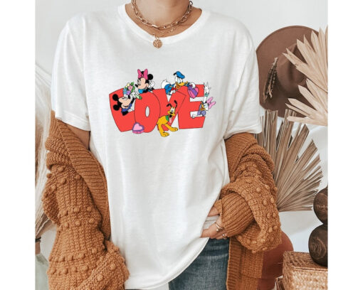 Valentine Day Mickey Minnie Valentine T-Shirt