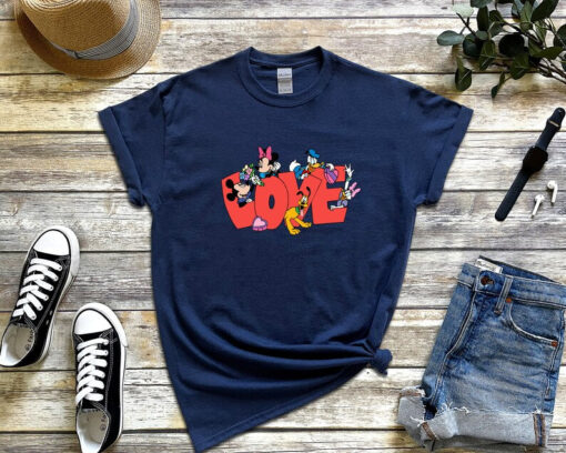 Valentine Day Mickey Minnie Valentine T-Shirt