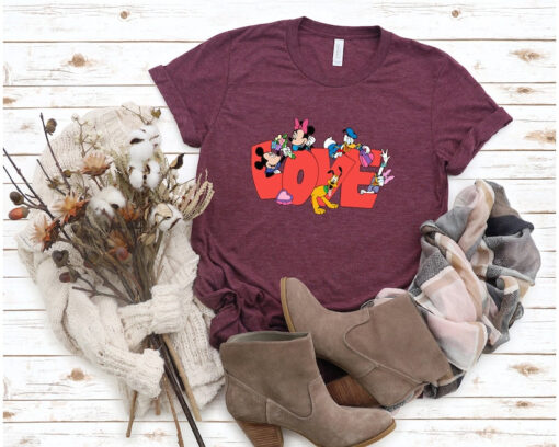 Valentine Day Mickey Minnie Valentine T-Shirt