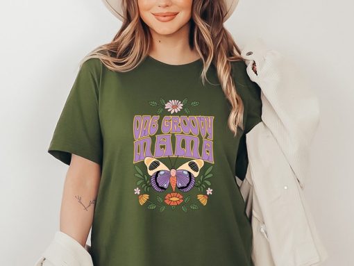 One Groovy Mama Retro Shirt, Perfect Gift for Mother's Day & Birthday