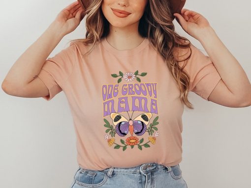 One Groovy Mama Retro Shirt, Perfect Gift for Mother's Day & Birthday