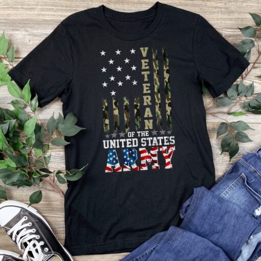 Patriotic American Flag Thank You Memorial Day Independence Day T-Shirt