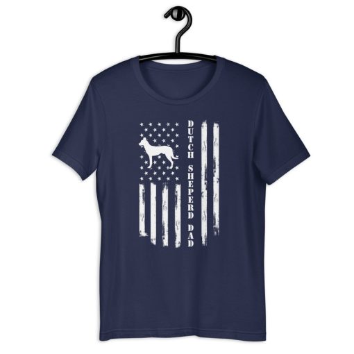 Patriotic Dog Shirt | Dutch Shepherd Dad | Pet Dog Owner American Patriot Father's Day Gift