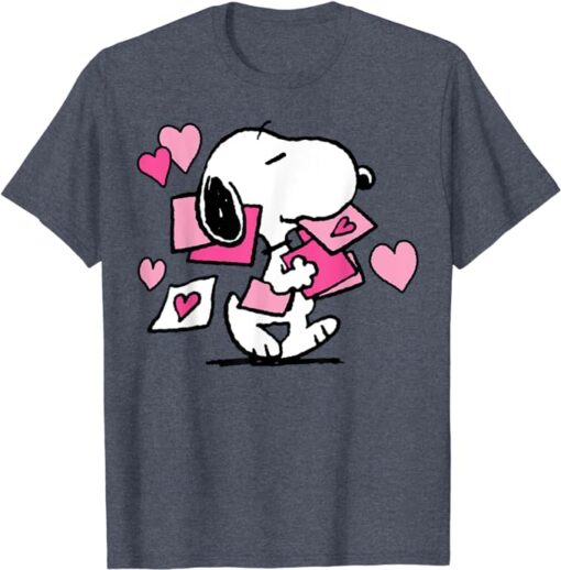 Peanuts Valentines Letter Snoopy T-Shirt