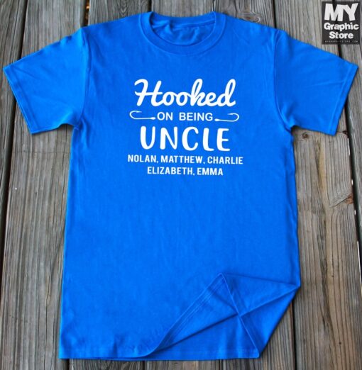 Personalized Uncle Gift, Fishing Uncle Shirt,Uncle Christmas Gift, Personalized Uncle Shirt