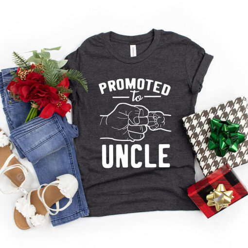 Uncle TShirt, Promoted to Uncle Shirt, Gift for Uncle, Brother Gift, New Uncle T Shirt