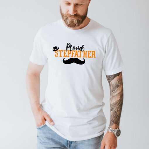 Proud Father Shirt, Best Step Dad Gift Shirt For Step Dad Father’s Day, Best Step Dad Shirt