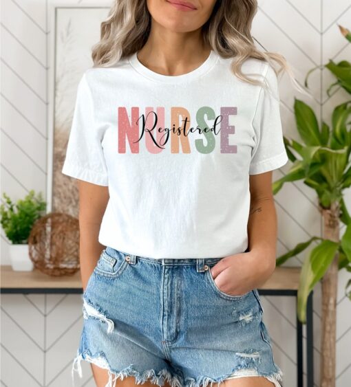 Registered Nurse Shirt for Women, RN TShirt for Registered Nurse, Nursing T-Shirt for Nurse,