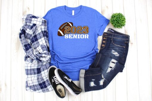 Senior Dad 2023 Shirt, Football Player Graduate Shirt, Football Senior 2023 Tee, Class of 2023 Senior Shirt