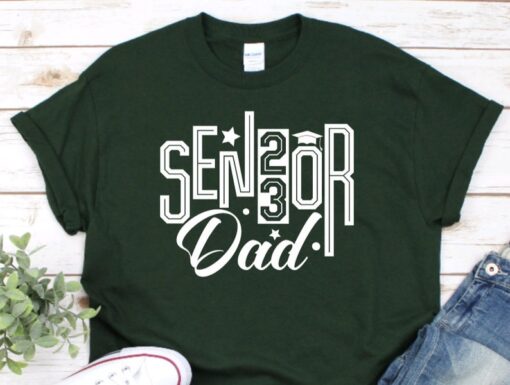 Senior Dad 2023 T-Shirt, Matching Family Senior Shirt, Senior 2023 Family Shirt, Graduation Shirts, Unisex Shirt