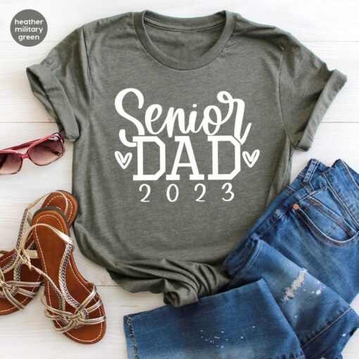 Senior Dad Shirts, 2023 Graduation Tshirt, Class of 2023 Shirt, Graduate Dad Tshirt, Grad 2023 Tees for Men