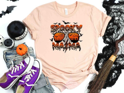 Spooky Mama Shirt, Halloween Mom Shirt, Spooky Vibes Shirt, Funny Halloween Gifts, Cute Halloween T Shirt