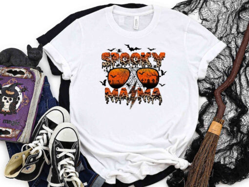 Spooky Mama Shirt, Halloween Mom Shirt, Spooky Vibes Shirt, Funny Halloween Gifts, Cute Halloween T Shirt