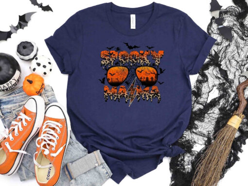 Spooky Mama Shirt, Halloween Mom Shirt, Spooky Vibes Shirt, Funny Halloween Gifts, Cute Halloween T Shirt