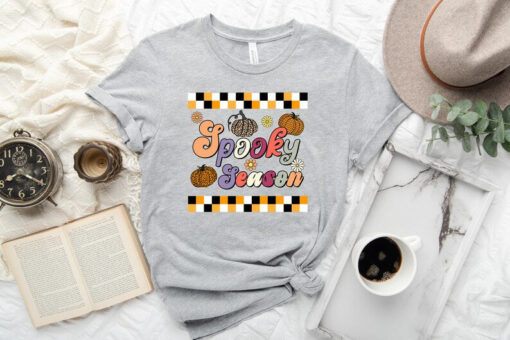 Spooky Seasons Shirt, Spooky Vibe T-Shirt, Halloween Shirt, Retro Halloween Shirt, Funny Halloween Shirt