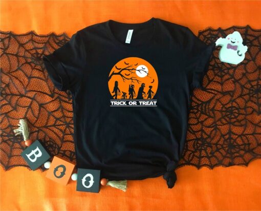 Star Wars Halloween Shirt, Trick Or Treat Halloween Shirt, Halloween Shirt, Pumpkin Shirt, Halloween Party Shirt