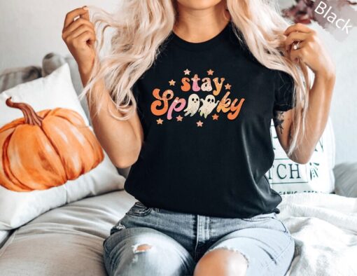 Stay Spooky T-Shirt, Spooky Vibe Shirt, Halloween T-shirt, Cool Halloween shirt, Funny Halloween shirt