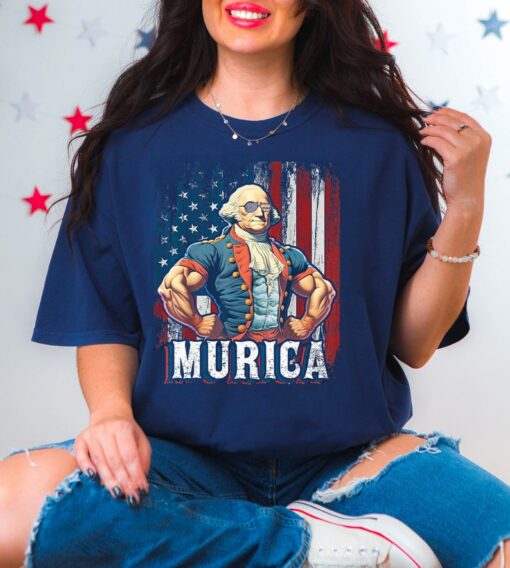 Funny 4th of July shirt,George Washington, 4th of july shirt men women