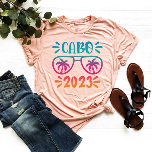 Summer Vacation 2023 T-shirt, Cabo Beach 2023 T-Shirt - Cabo Summer Shirt - Cabo Family Vacation Shirt