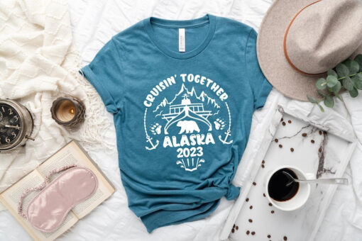 Summer Vacation 2023 T-shirt, Cruisin' Together Alaska 2023 T-shirt, Nautical Matching Shirt