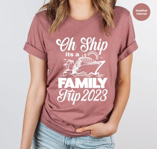 Summer Vacation 2023 T-shirt, Custom Cruise T-Shirts, Personalized Family Gifts, Matching Family Trip Shirts