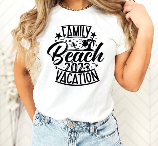 Summer Vacation 2023 T-shirt, Family Beach Vacation 2023 Shirt,Summer Beach Vacation Shirt