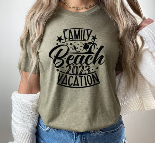 Summer Vacation 2023 T-shirt, Family Beach Vacation 2023 Shirt,Summer Beach Vacation Shirt