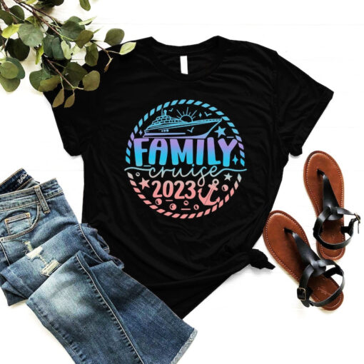 Summer Vacation 2023 T-shirt, Family Cruise Shirt, Cruise Vibes Shirt, Family Matching Tee, Cruise Vacation Tee