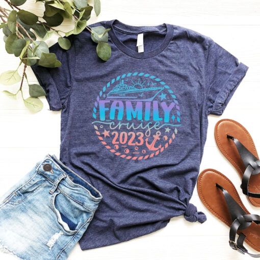 Summer Vacation 2023 T-shirt, Family Cruise Shirt, Cruise Vibes Shirt, Family Matching Tee, Cruise Vacation Tee