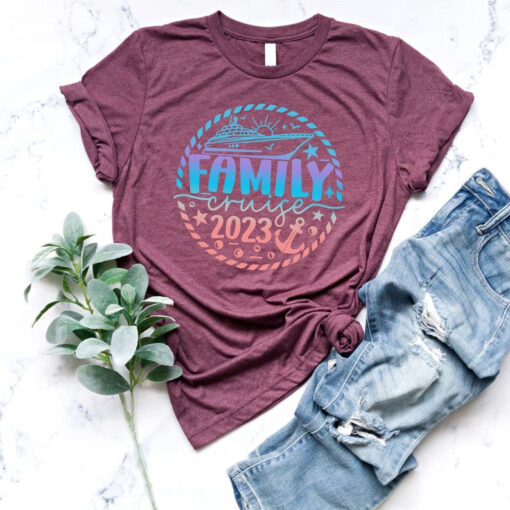 Summer Vacation 2023 T-shirt, Family Cruise Shirt, Cruise Vibes Shirt, Family Matching Tee, Cruise Vacation Tee