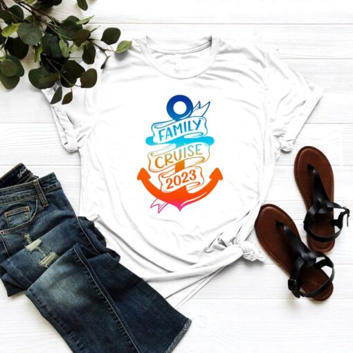 Summer Vacation 2023 T-shirt, Family Cruise Shirt, Summer Vacation Tee, Family Vacation Tee, Retro Summer Tee