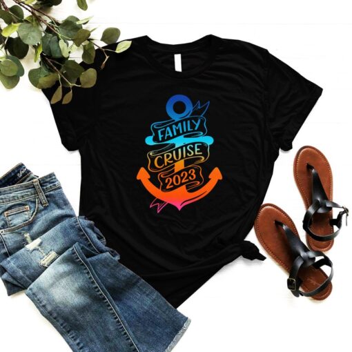 Summer Vacation 2023 T-shirt, Family Cruise Shirt, Summer Vacation Tee, Family Vacation Tee, Retro Summer Tee