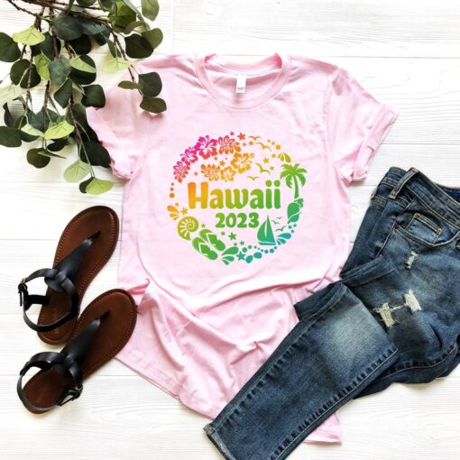 Summer Vacation 2023 T-shirt, Hawaii 2023 Shirt - Family Vacation T-shirt, Summer Holiday Tee, Hawaii Beach Shirt