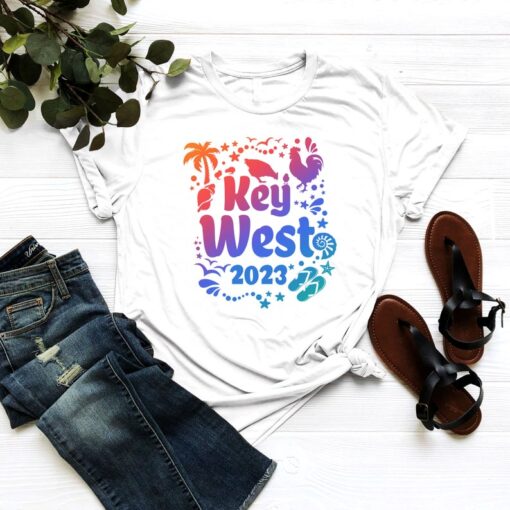 Summer Vacation 2023 T-shirt, Key West 2023 Shirt, Florida Vacation T-shirt - Family Matching Tee, Summer Beach Shirt