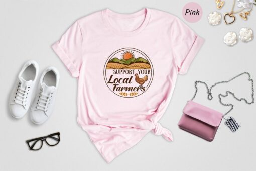 Support Your Local Farmers Shirt, Farmer Shirt, Local Farm Shirt, Farmers Market Tee, Gift for Farmer, Farmer T-Shirt